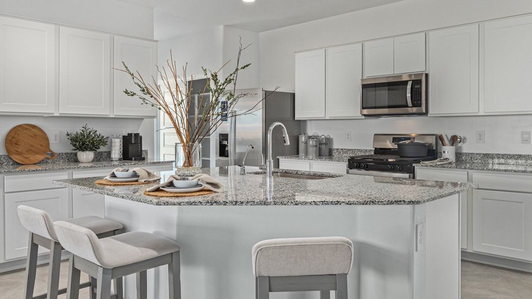 Furnished interior in a model home at Sycamore Vista in Vail (Image 19).