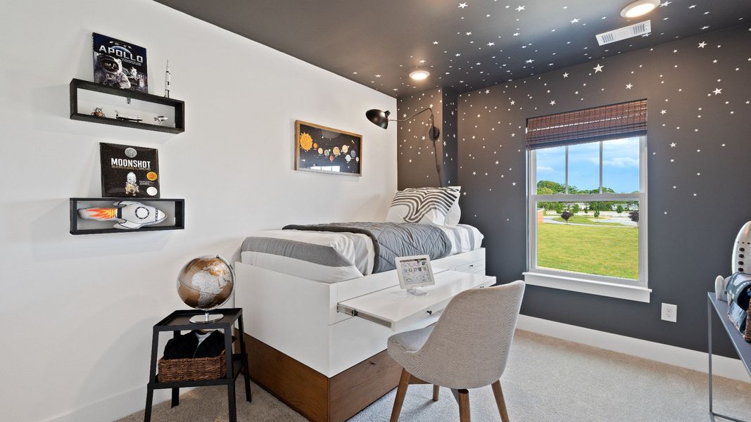 Furnished interior in a model home at Clarke Townes in Anderson (Image 3).