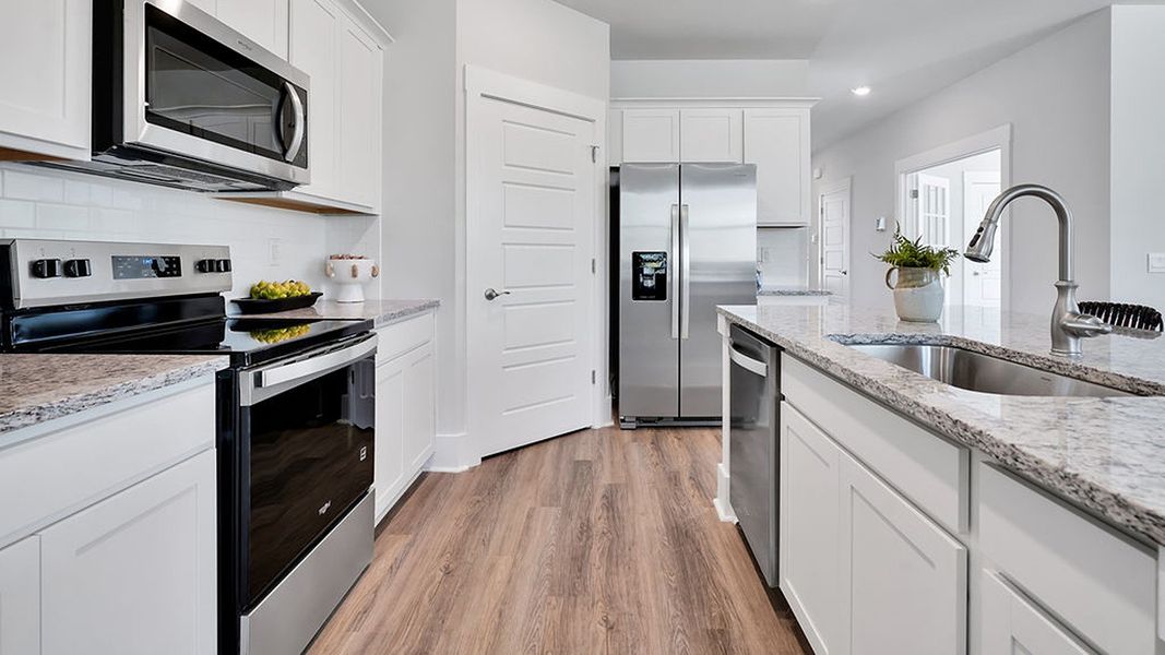 Furnished interior in a model home at Rolling Hills in Bolivia (Image 10). Furnished interior in a model home at Rolling Hills in Bolivia (Image 10).