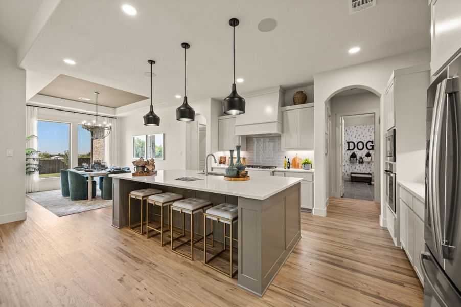 Furnished interior in a model home at NorthGlen in Haslet (Image 18). Furnished interior in a model home at NorthGlen in Haslet (Image 18).