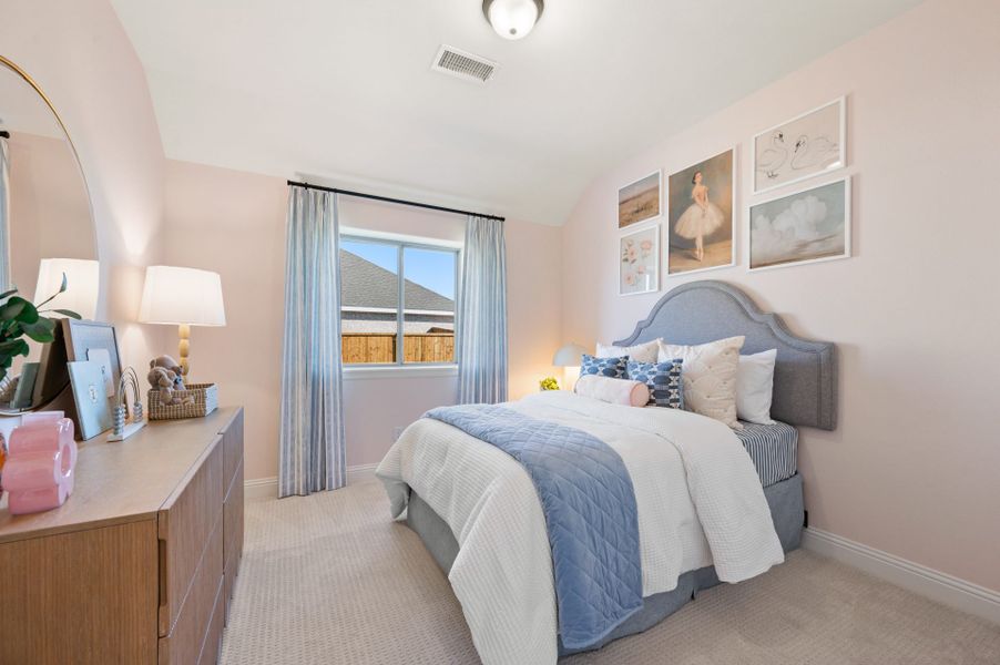 Furnished interior in a model home at Clearview Ranch in Royse City (Image 29).