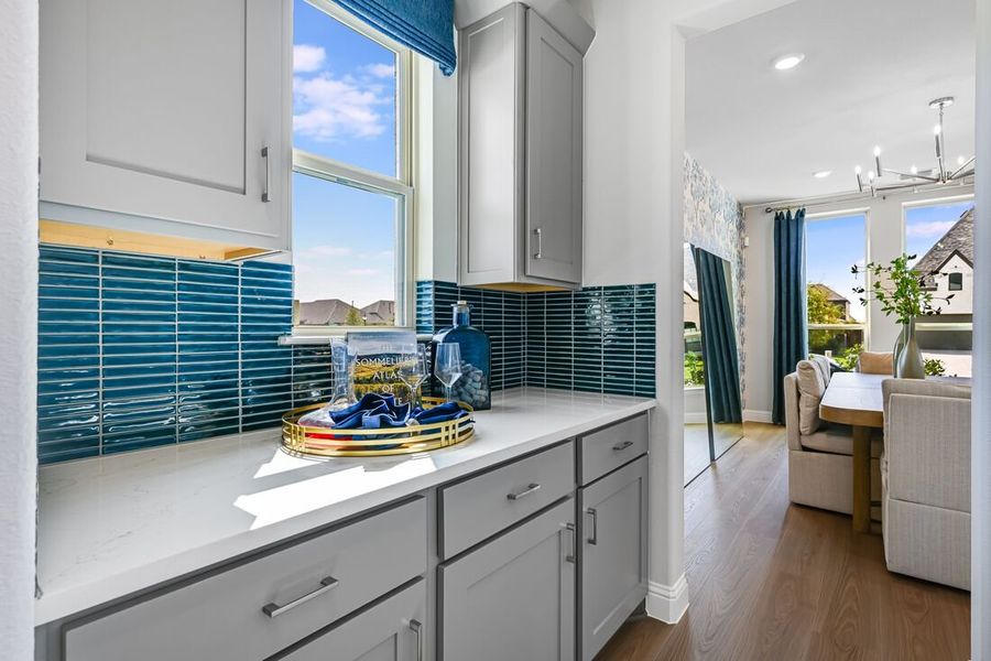 Furnished interior in a model home at The Ranch at Uptown Celina 60s in Celina (Image 30).