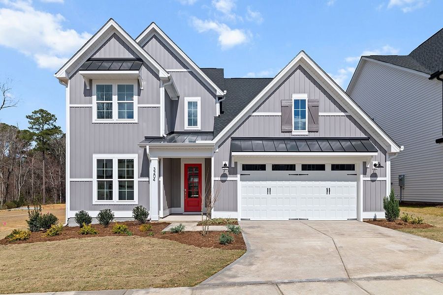 Front exterior of a home in the Kennebec Crossing community, located in Angier, NC (Image 55). Front exterior of a home in the Kennebec Crossing community, located in Angier, NC (Image 55).