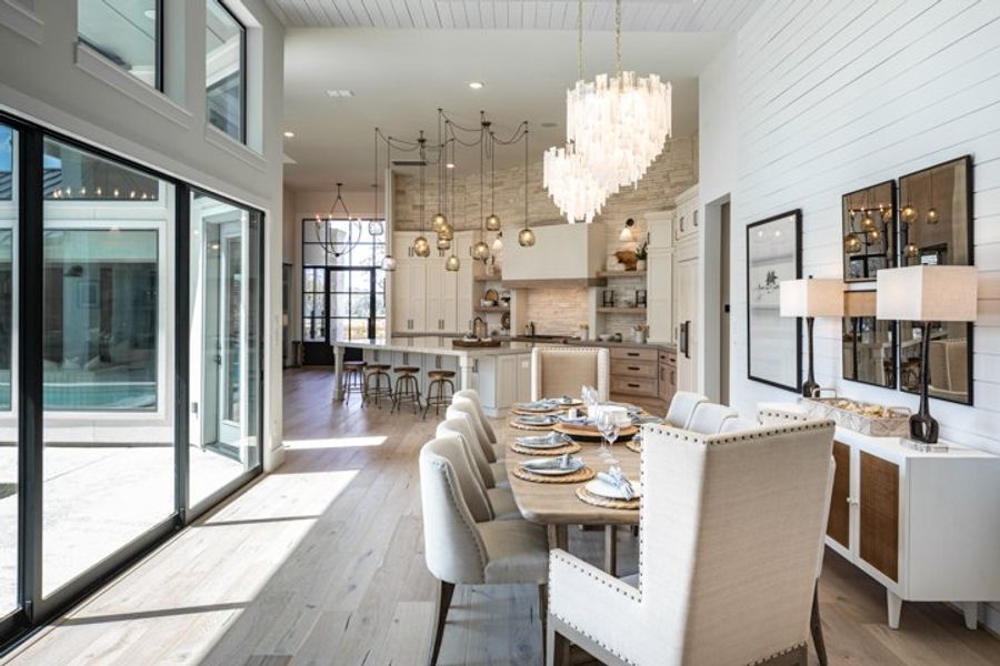 Furnished interior in a model home at Chapel View in Heath (Image 8).