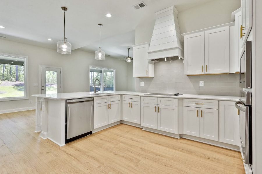 Furnished interior in a model home at Fox Hall Phase V in Senoia (Image 8).