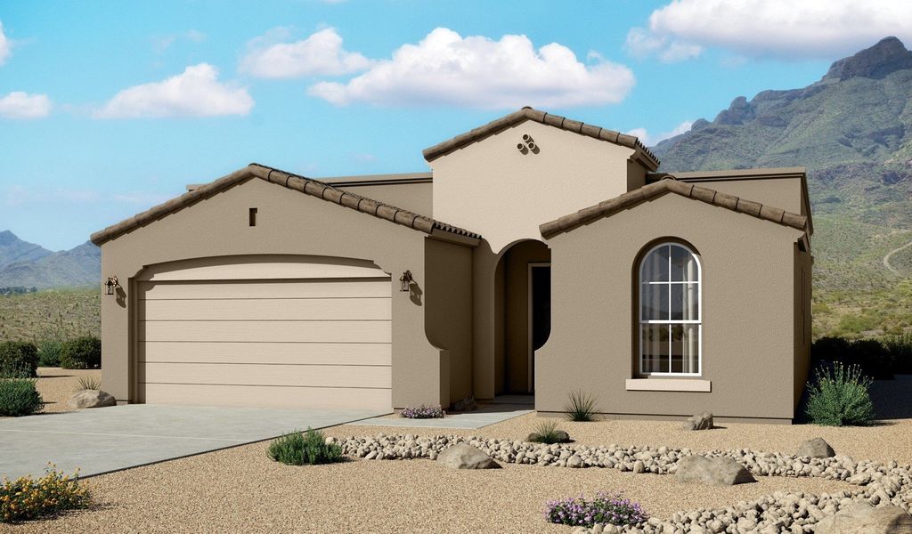 Front exterior of a home in the Hillside Park community, located in El Paso, TX (Image 14).