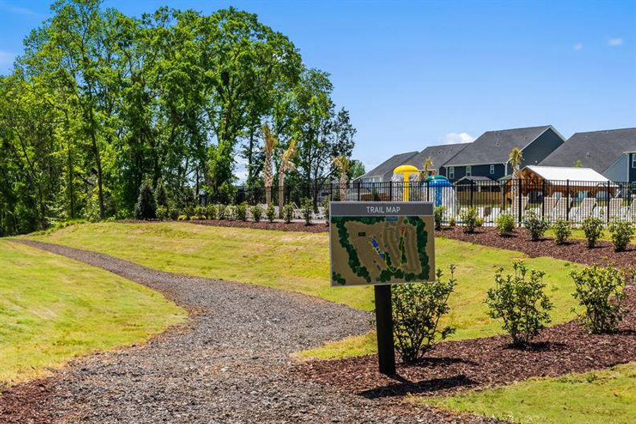 Take a stroll on the community walking trails with your 2-legged or 4-legged friends! Take a stroll on the community walking trails with your 2-legged or 4-legged friends!