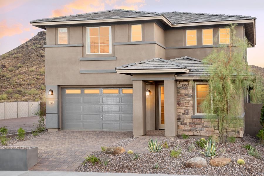 Front exterior of a home in the Highpointe at Northpointe community, located in Peoria, AZ (Image 3).