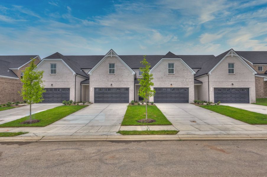 The Amethyst floorplan at Helmsley Place 55+ Townhomes.