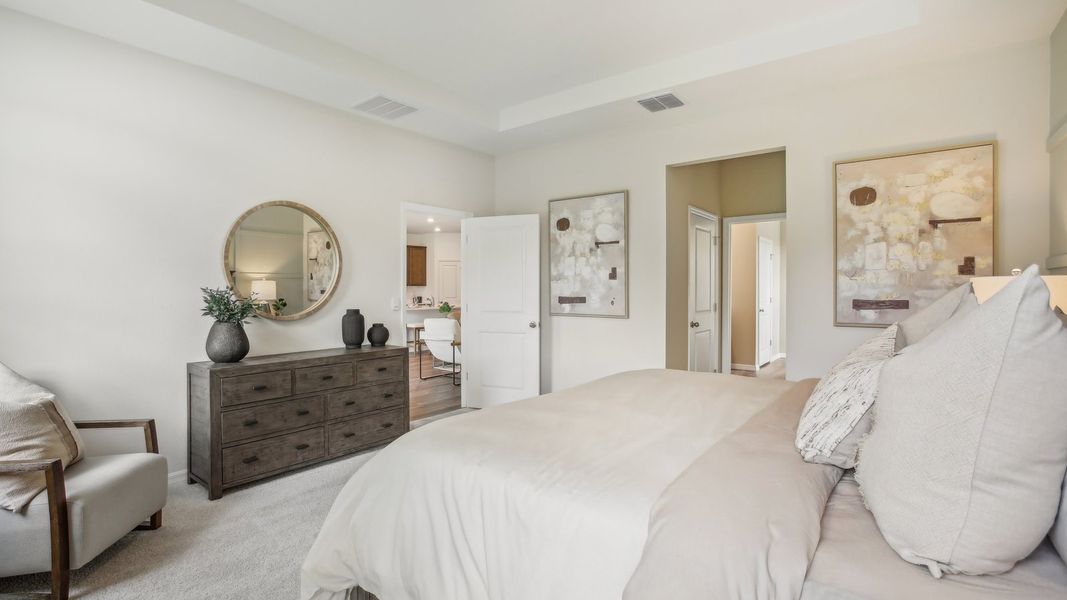 Furnished interior in a model home at Angeline in Land O' Lakes (Image 35). Furnished interior in a model home at Angeline in Land O' Lakes (Image 35).