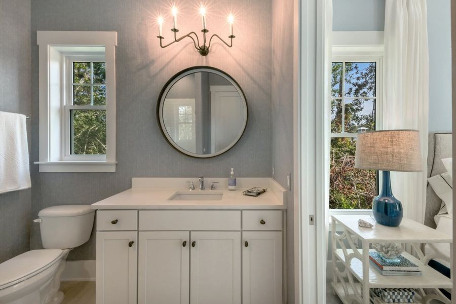 Furnished interior in a model home at Ocean Ridge in St. Augustine Beach (Image 38).