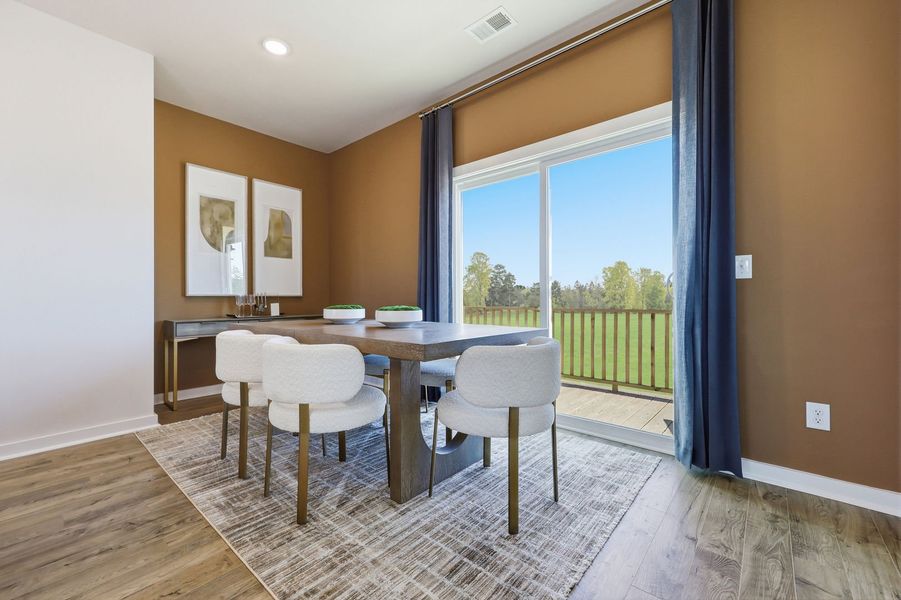 A welcoming dining area that brings everyone together