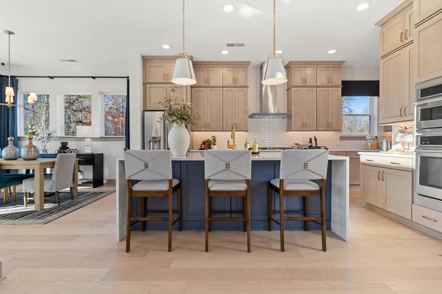 Furnished interior in a model home at Meadow Brook Farms in Cumming (Image 9).