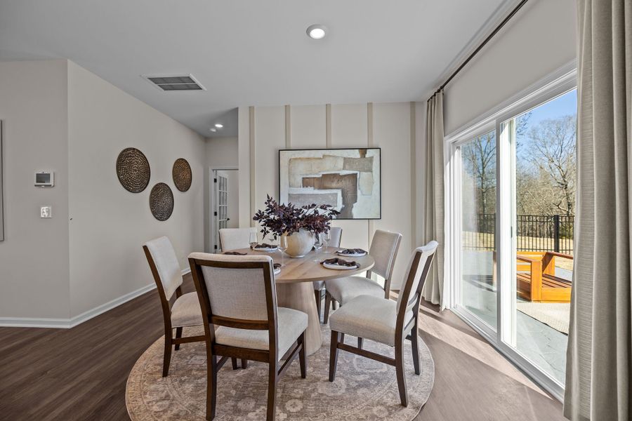 Furnished interior in a model home at Richburg Meadows in Richburg (Image 9).