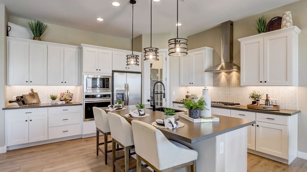 Furnished interior in a model home at Canyon Views - Hacienda in Litchfield Park (Image 30).