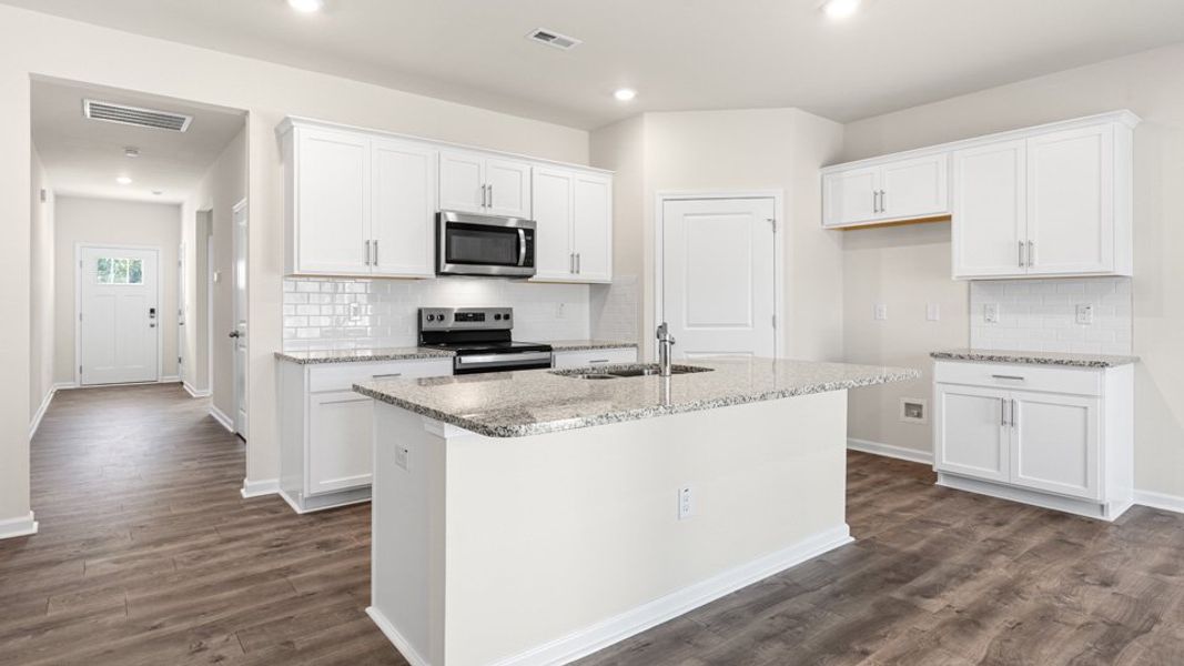 Furnished interior in a model home at Southbury in Carthage (Image 4).