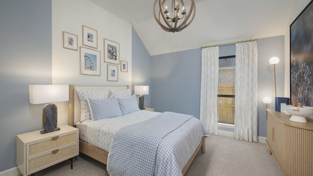 Furnished interior in a model home at Briarley 70' in Montgomery (Image 17). Furnished interior in a model home at Briarley 70' in Montgomery (Image 17).