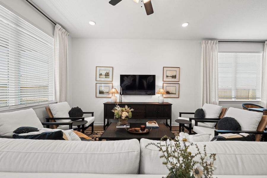 Furnished interior in a model home at Arroyo Ranch in Seguin (Image 27). Furnished interior in a model home at Arroyo Ranch in Seguin (Image 27).