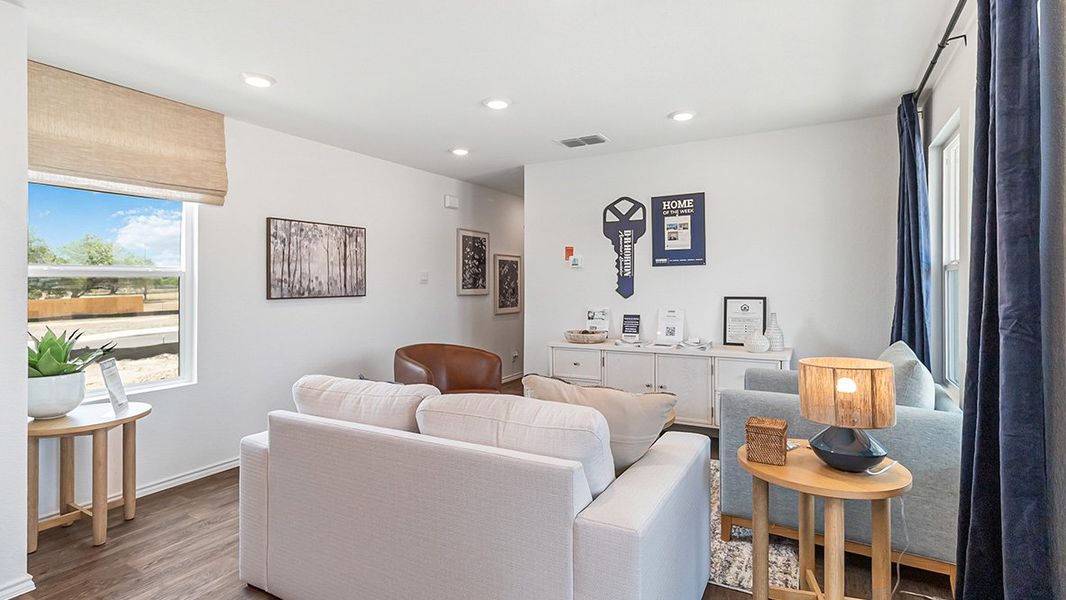 Furnished interior in a model home at Sonora in San Antonio (Image 5).