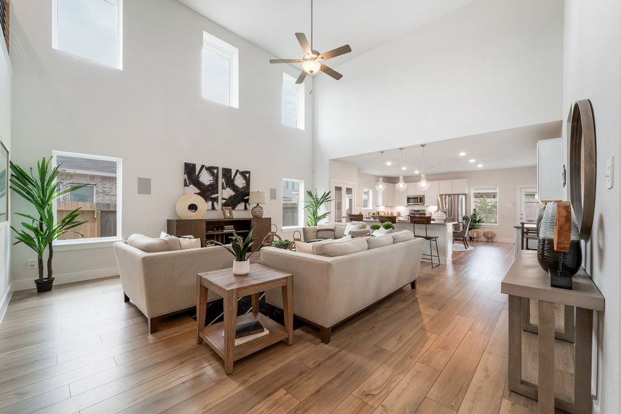 Furnished interior in a model home at Glen Oaks in Magnolia (Image 8). Furnished interior in a model home at Glen Oaks in Magnolia (Image 8).