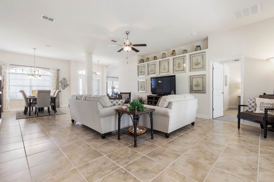 Furnished interior in a model home at Palm Coast in Palm Coast (Image 17).