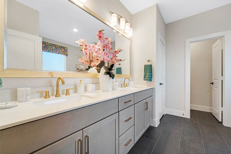 Furnished interior in a model home at Megan's Landing in Castroville (Image 8). Furnished interior in a model home at Megan's Landing in Castroville (Image 8).