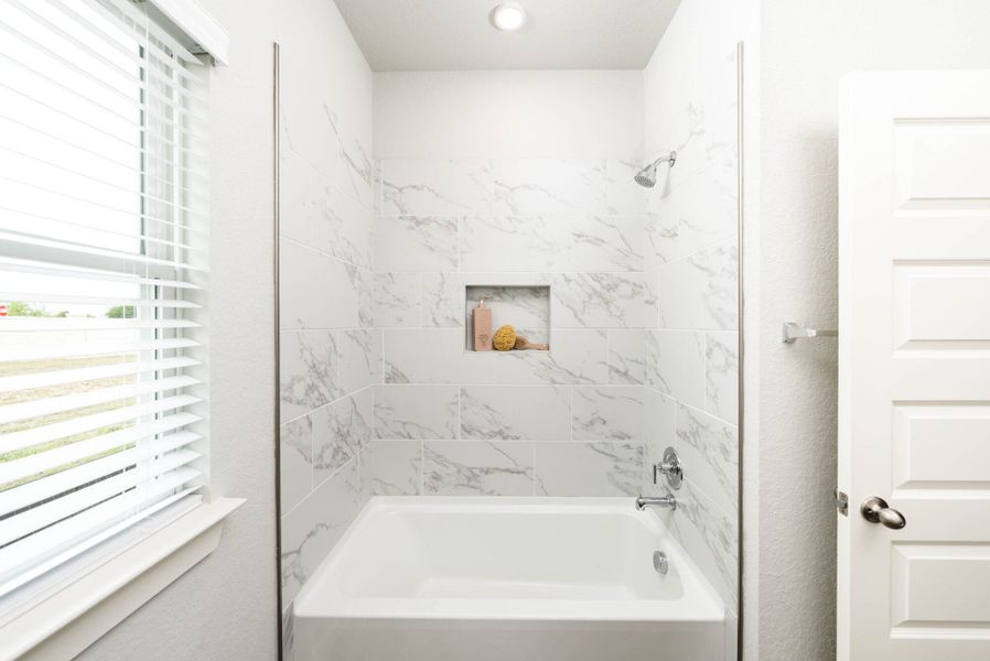 Furnished interior in a model home at Weltner Farms 50’s in New Braunfels (Image 29). Furnished interior in a model home at Weltner Farms 50’s in New Braunfels (Image 29).