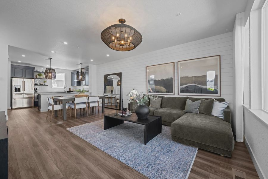 Furnished interior in a model home at Westminster Station in Westminster (Image 20). Furnished interior in a model home at Westminster Station in Westminster (Image 20).