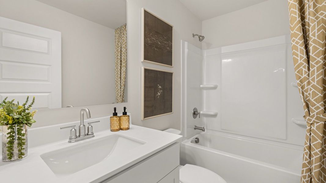 Furnished interior in a model home at Evergreen Crossing in Locust Grove (Image 19).