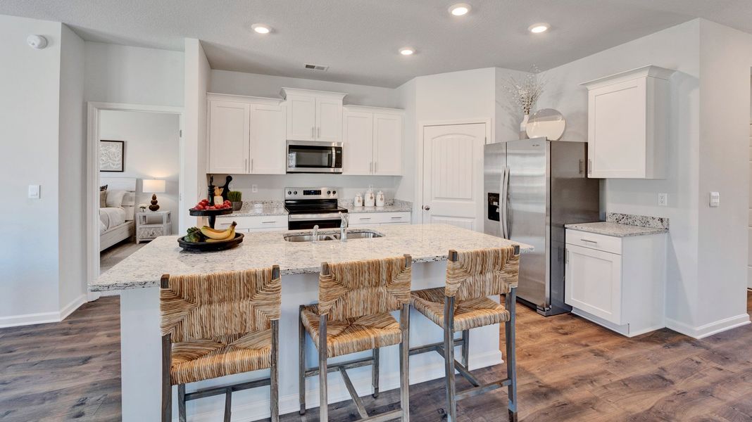 Furnished interior in a model home at Village Park in Oakland (Image 6).