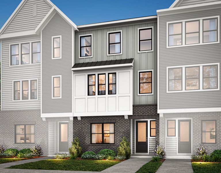 Front exterior of a home in the Ross Farms community, located in Charlotte, NC (Image 8).