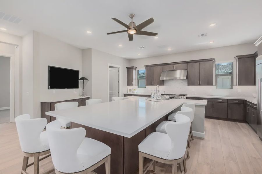 Furnished interior in a model home at Bellero Estates in Queen Creek (Image 31).