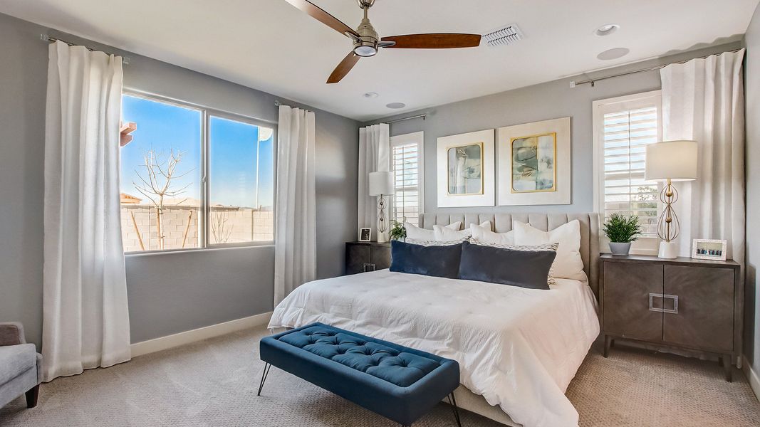 Furnished interior in a model home at The Lakes at Rancho El Dorado in Maricopa (Image 46). Furnished interior in a model home at The Lakes at Rancho El Dorado in Maricopa (Image 46).