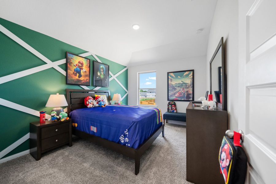 Furnished interior in a model home at Bluebonnet Village in Bellville (Image 19). Furnished interior in a model home at Bluebonnet Village in Bellville (Image 19).