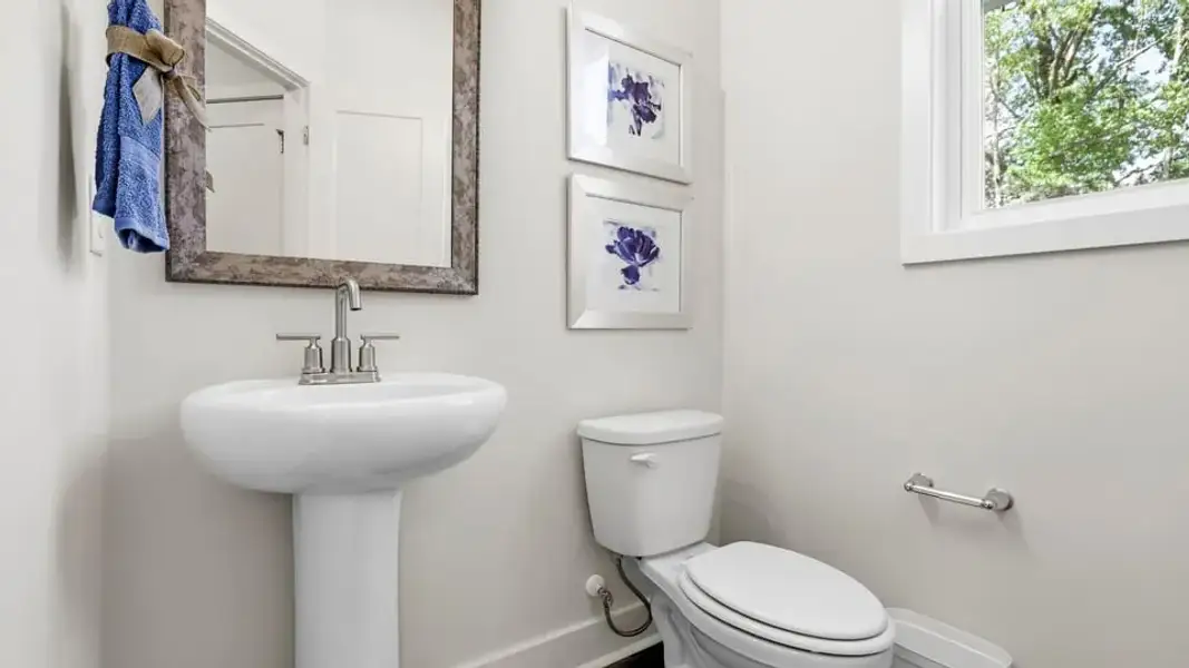 Furnished interior in a model home at Ashmore Hills in Mauldin (Image 17).
