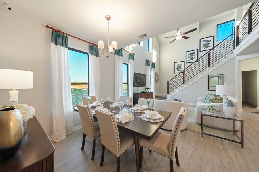 Granger Pines Model Home - Dining Room Granger Pines Model Home - Dining Room