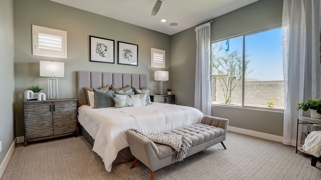 Furnished interior in a model home at Canyon Views - Hacienda in Litchfield Park (Image 17).