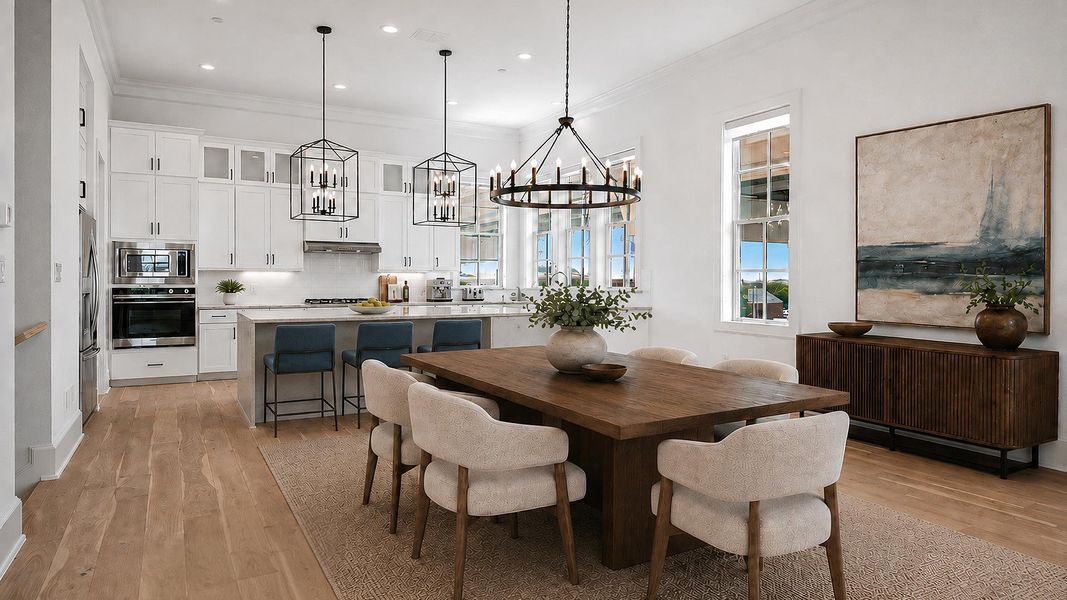 Furnished interior in a model home at Carroll Crest in Dallas (Image 19). Furnished interior in a model home at Carroll Crest in Dallas (Image 19).
