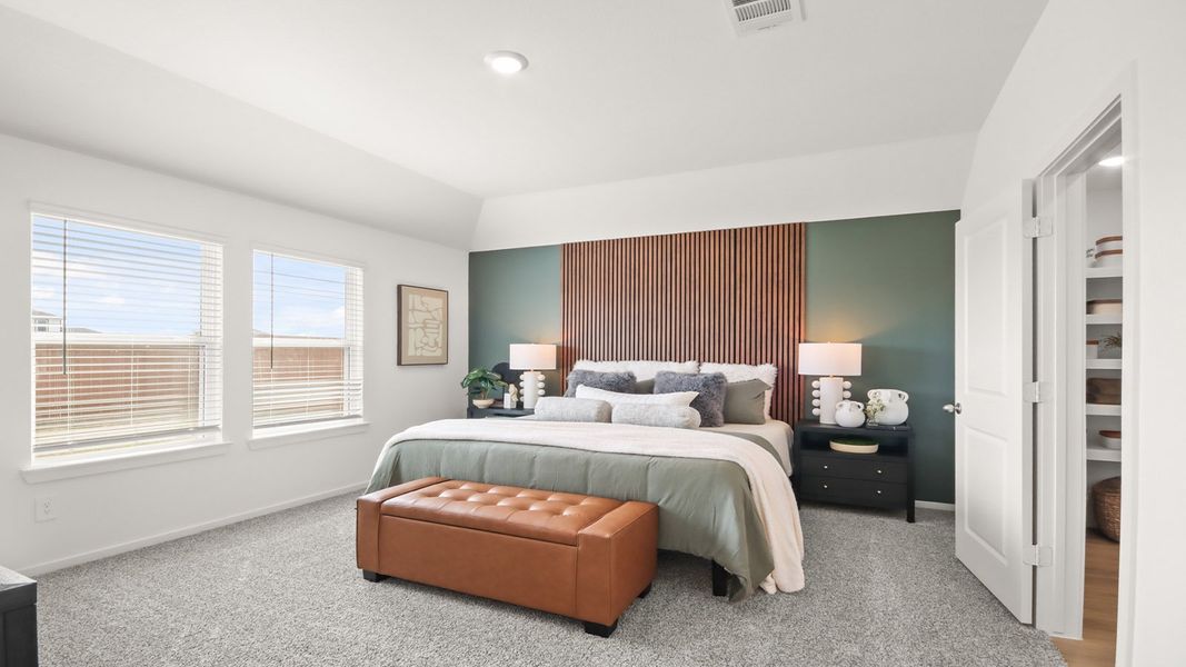 Furnished interior in a model home at Medina in Dayton (Image 26).