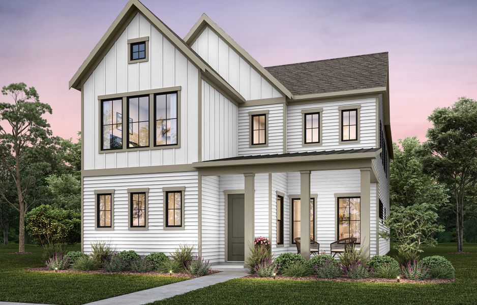 Front exterior of a home in the Addison Hill community, located in Charlotte, NC (Image 3). Front exterior of a home in the Addison Hill community, located in Charlotte, NC (Image 3).