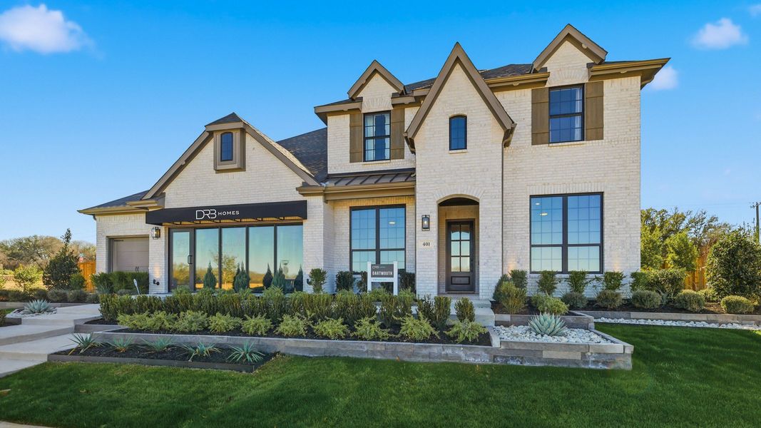 Front exterior of a home in the Lakeshore Bluffs community, located in Shady Shores, TX (Image 10).