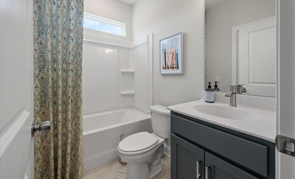 Furnished interior in a model home at Parker's Preserve in Ridgeville (Image 30).