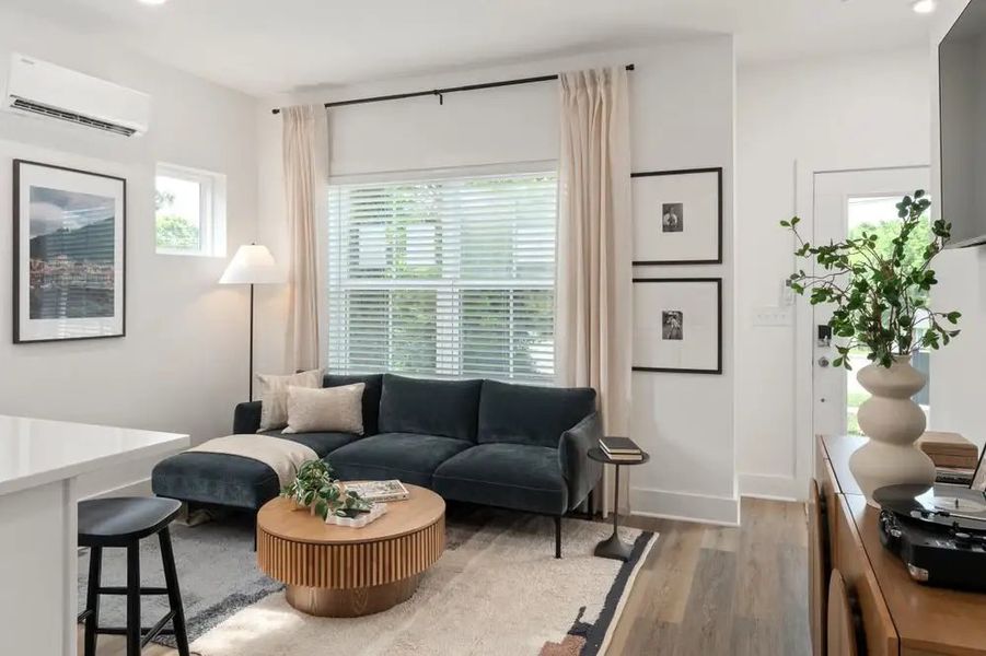 Furnished interior in a model home at Walton Station in Nashville (Image 4).