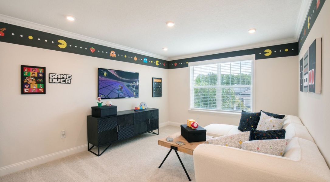 Furnished interior in a model home at Cassie Oaks in Jacksonville (Image 7).