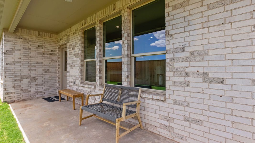 Furnished interior in a model home at Westmont in Lubbock (Image 23).