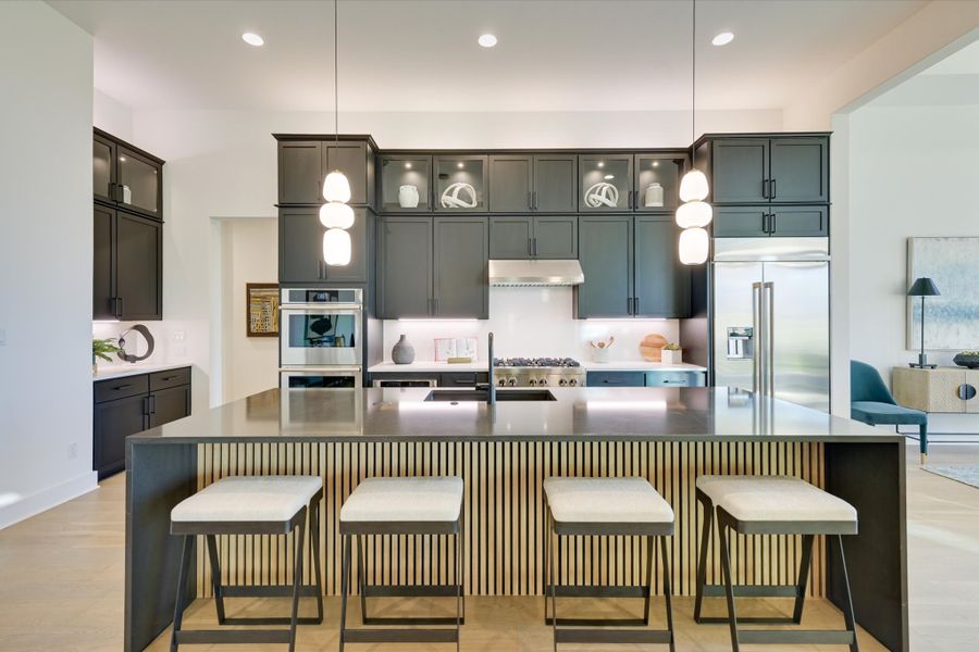 Furnished interior in a model home at Leander Estates in Leander (Image 11).
