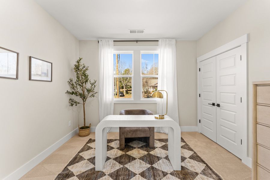 Furnished interior in a model home at Double Springs in Taylors (Image 57). Furnished interior in a model home at Double Springs in Taylors (Image 57).