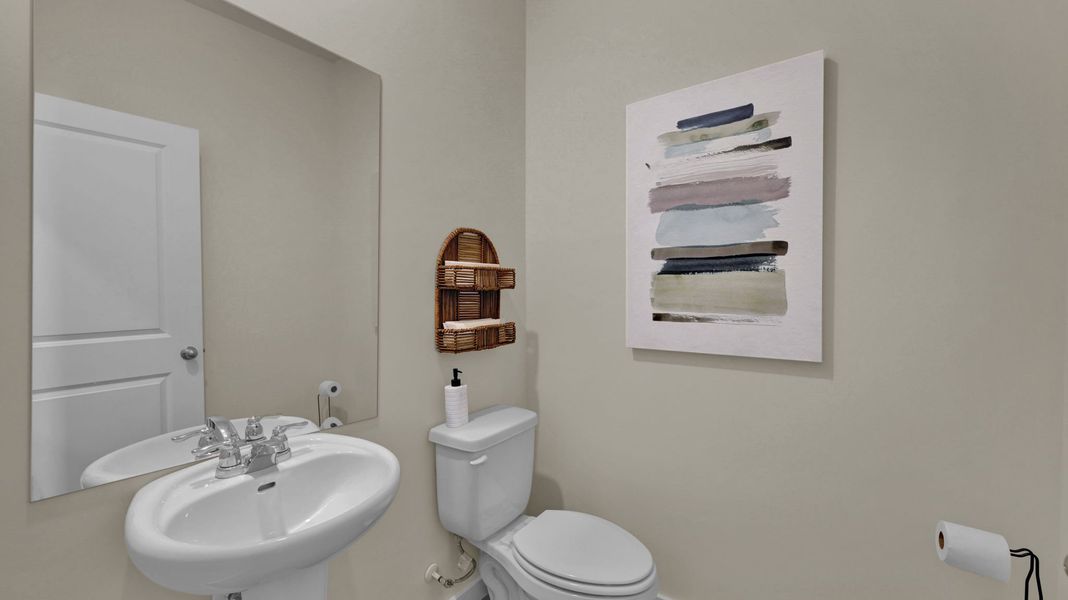 Furnished interior in a model home at Polo Fields in Kingsport (Image 29).