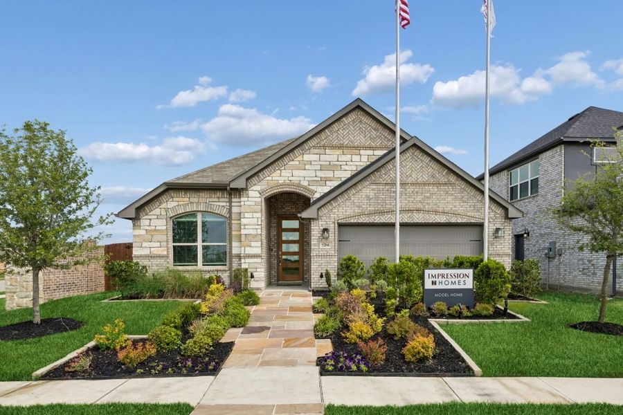 Front exterior of a home in the Mercer Meadows community, located in Royse City, TX (Image 2).