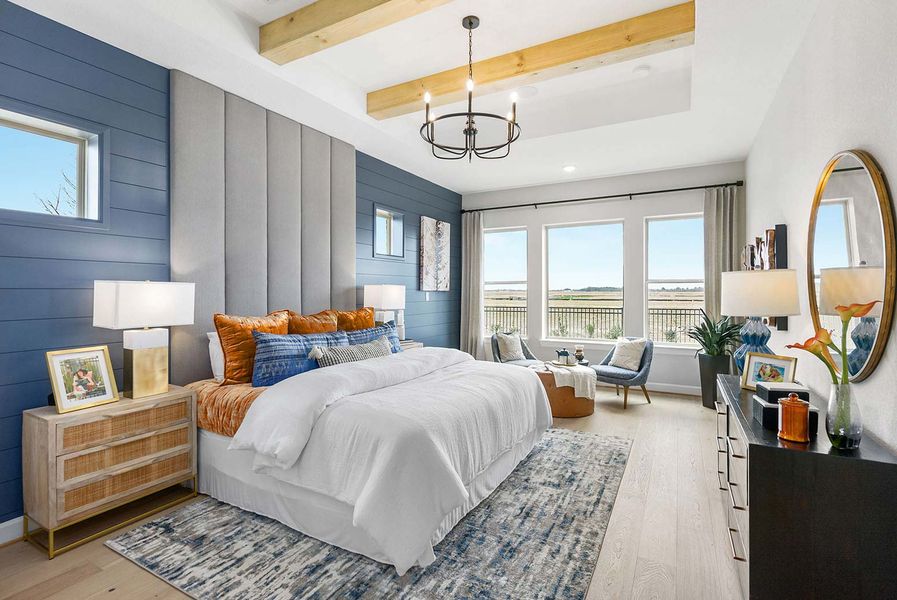 Furnished interior in a model home at Dunham Pointe - Enclave Collection in Cypress (Image 8). Furnished interior in a model home at Dunham Pointe - Enclave Collection in Cypress (Image 8).